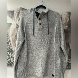 NEW Outpost Makers Textured Henley Hoodie